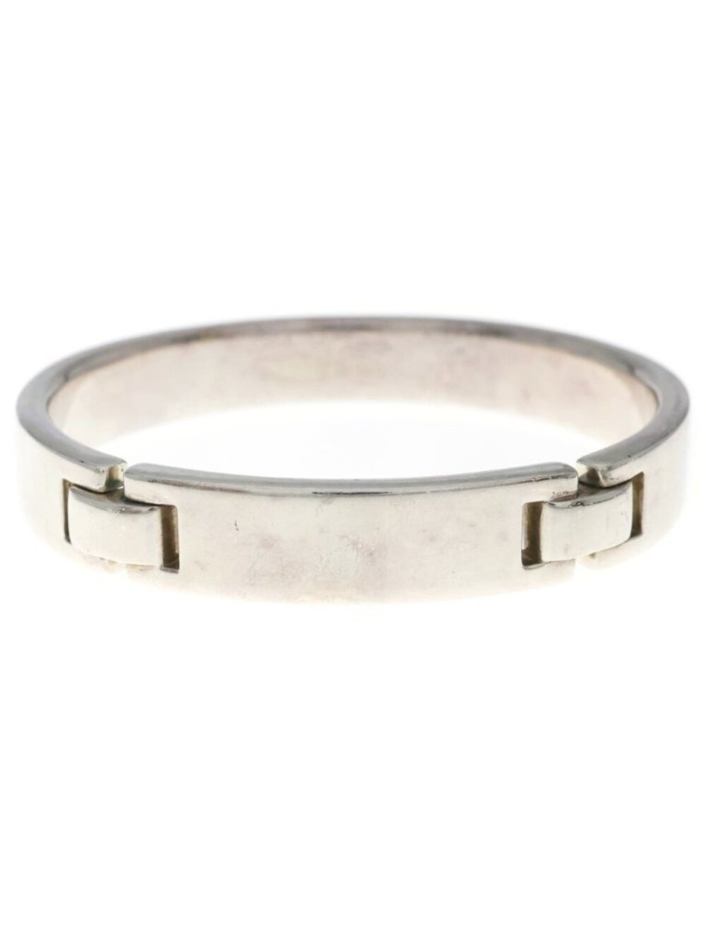 Hermes Luna Park Bangle Bracelet Silver